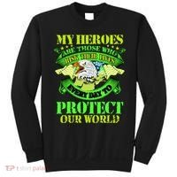 My Heroes Are Those Who Veteran Sweatshirt thumb 0