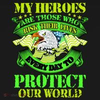 My Heroes Are Those Who Veteran Coaster thumb 2