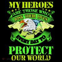 My Heroes Are Those Who Veteran Women's Hoodie thumb 2