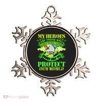 My Heroes Are Those Who Veteran Ornament thumb 0