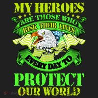 My Heroes Are Those Who Veteran Hat thumb 2