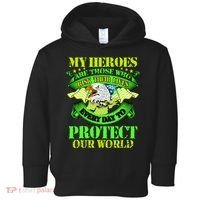 My Heroes Are Those Who Veteran Toddler Hoodie thumb 0