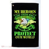 My Heroes Are Those Who Veteran Golf Towel thumb 0