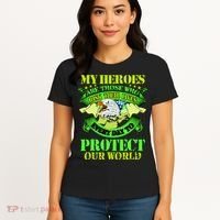 My Heroes Are Those Who Veteran Women's T-Shirt thumb 4