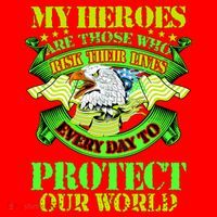 My Heroes Are Those Who Veteran Santa Hat thumb 1