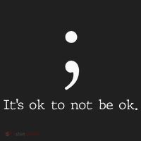 Mental Health Awareness Semicolon Beanie thumb 2