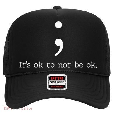 Mental Health Awareness Semicolon Hat