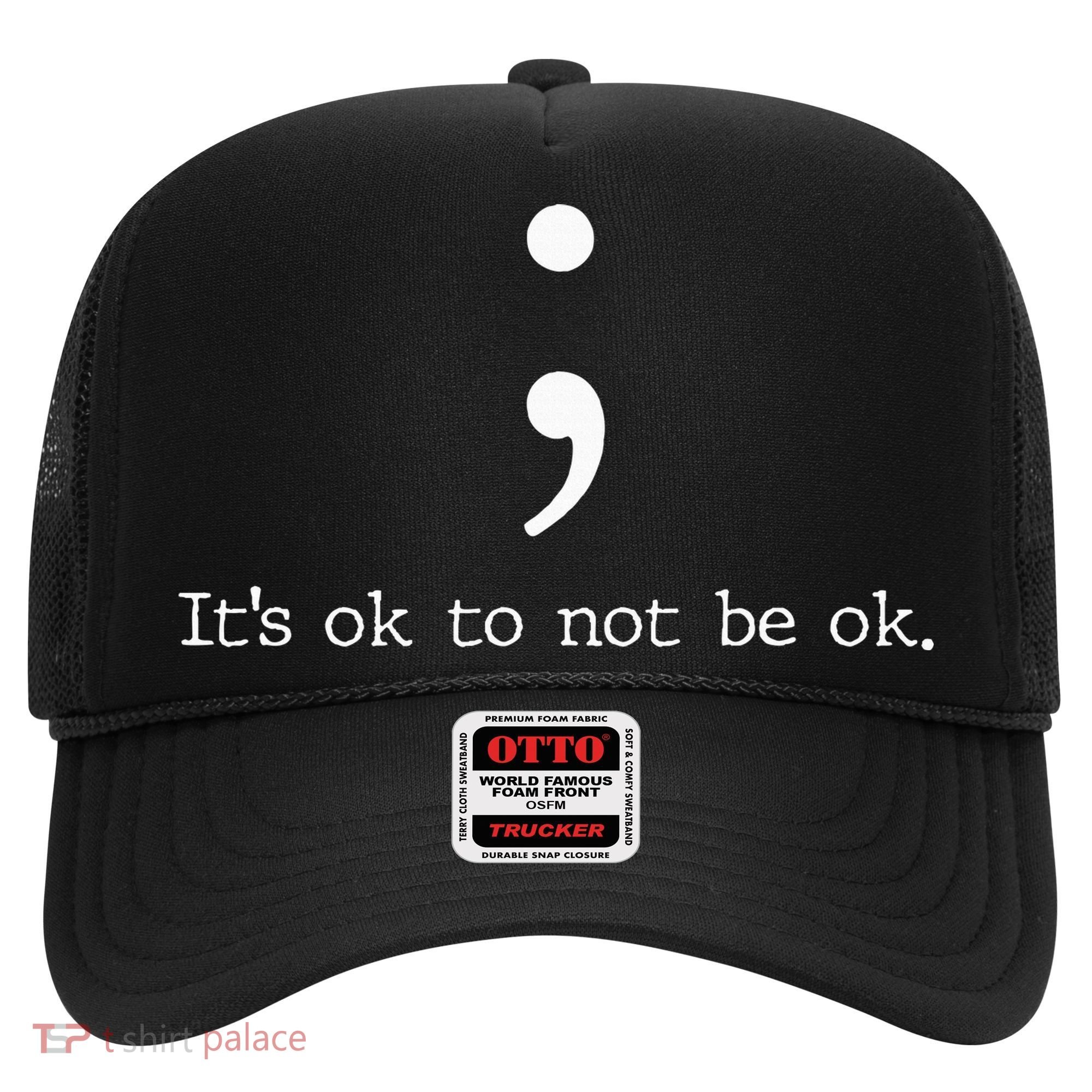 Mental Health Awareness Semicolon Hat