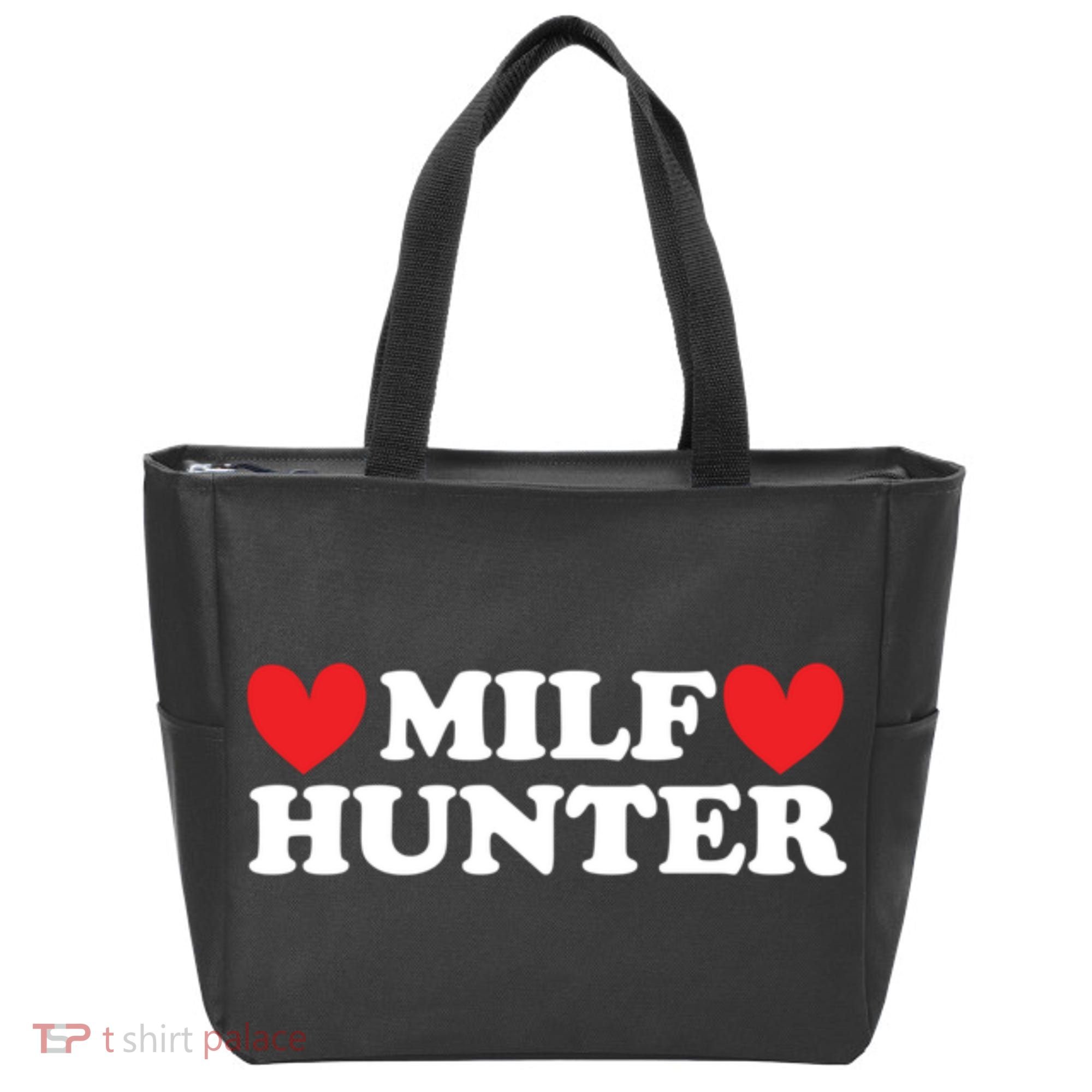Milf Hunter A Funny Milf Lover Tote Bag