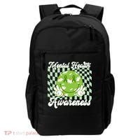 Mental Health Awareness Smile Face Groovy Backpack thumb 0