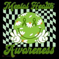 Mental Health Awareness Smile Face Groovy Coffee Mug thumb 5
