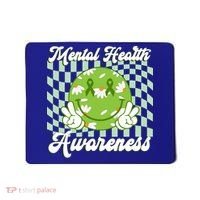 Mental Health Awareness Smile Face Groovy Mousepad thumb 0