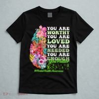 Mental Health Awareness , Positive, Motivational Quote T-Shirt thumb 5