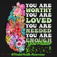 Mental Health Awareness , Positive, Motivational Quote Baby Bodysuit thumb 2