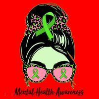Mental Health Awareness Santa Hat thumb 1