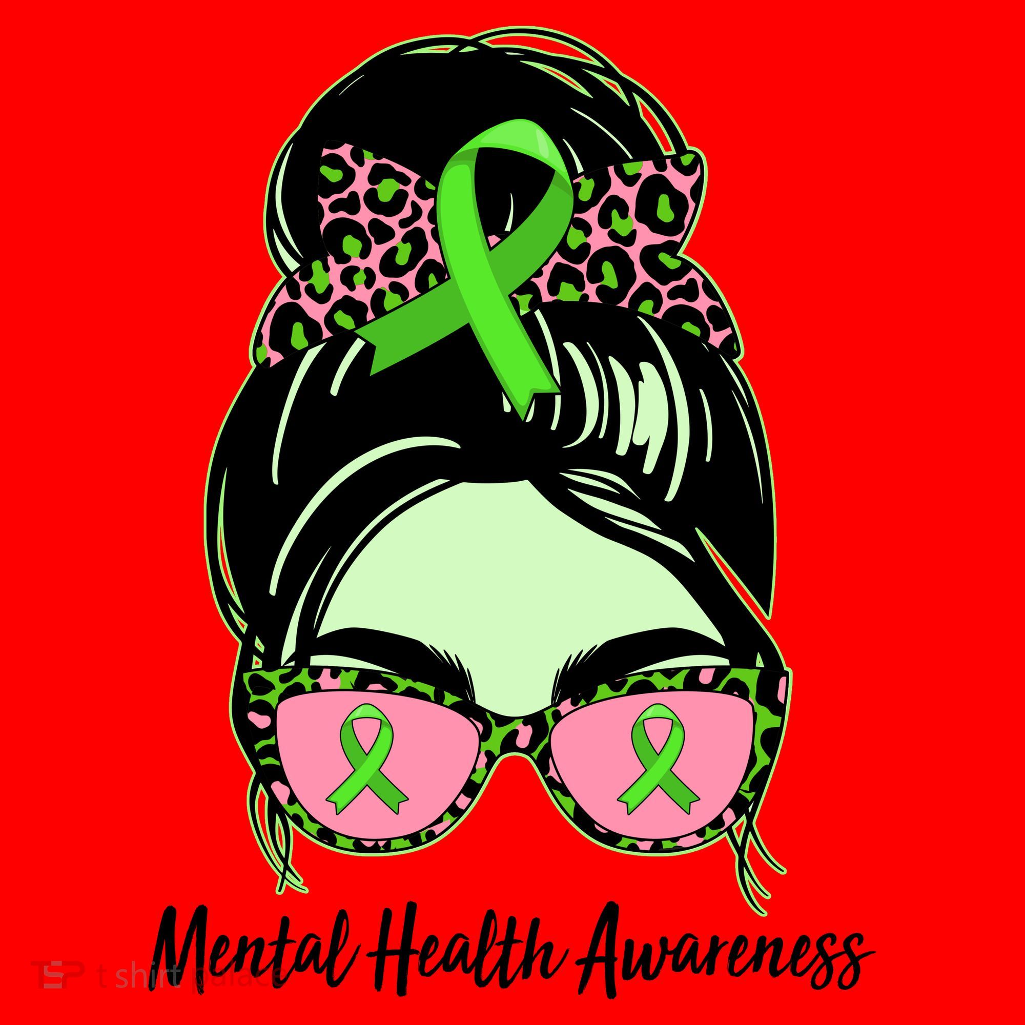 Mental Health Awareness Santa Hat
