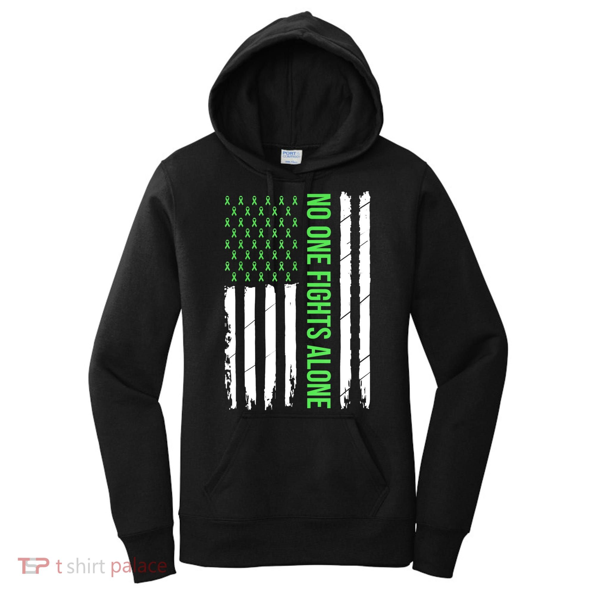 Mental Health Awareness Green Ribbon Women's Hoodie