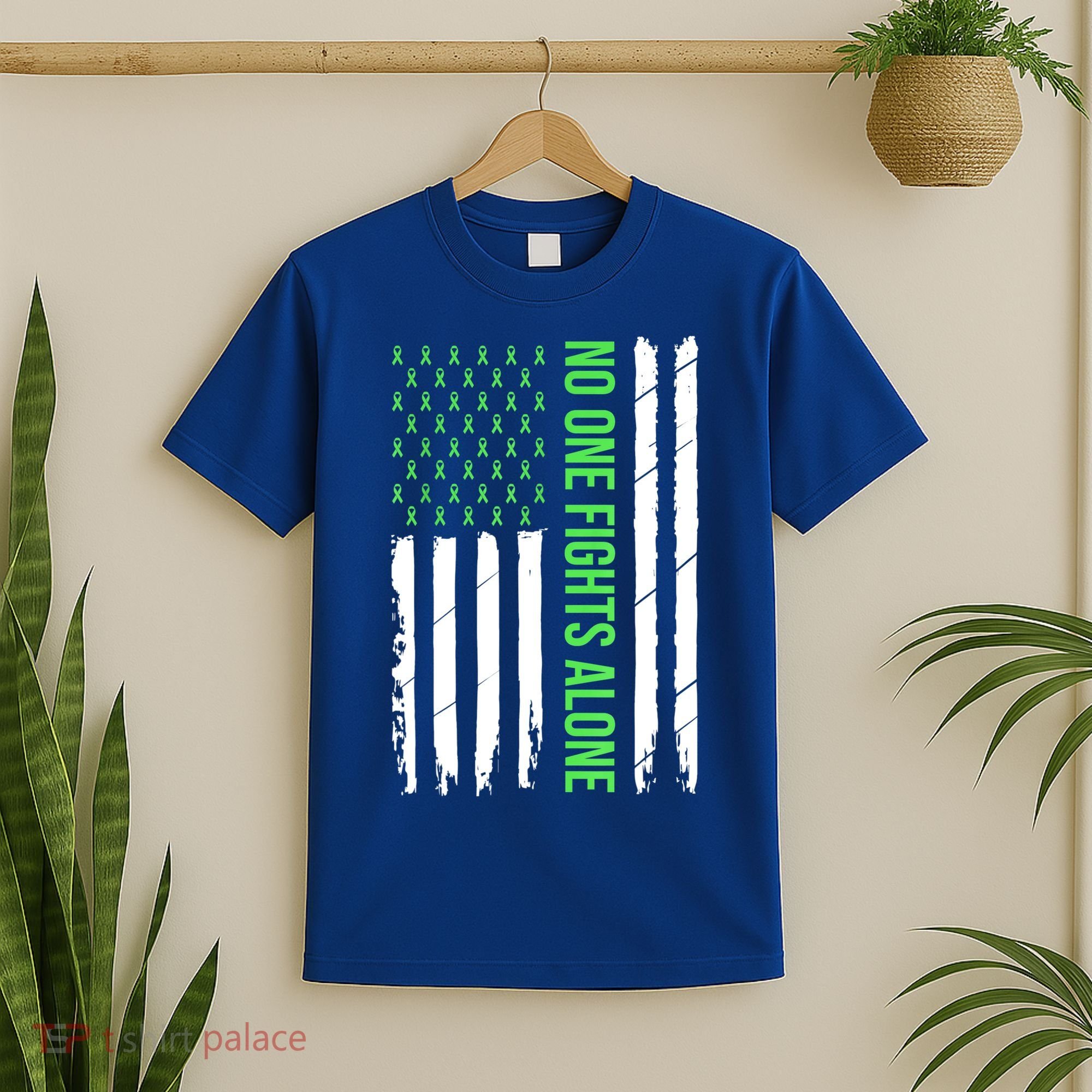 Mental Health Awareness Green Ribbon T-Shirt