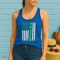 Mental Health Awareness Green Ribbon Women's Tank Top thumb 2