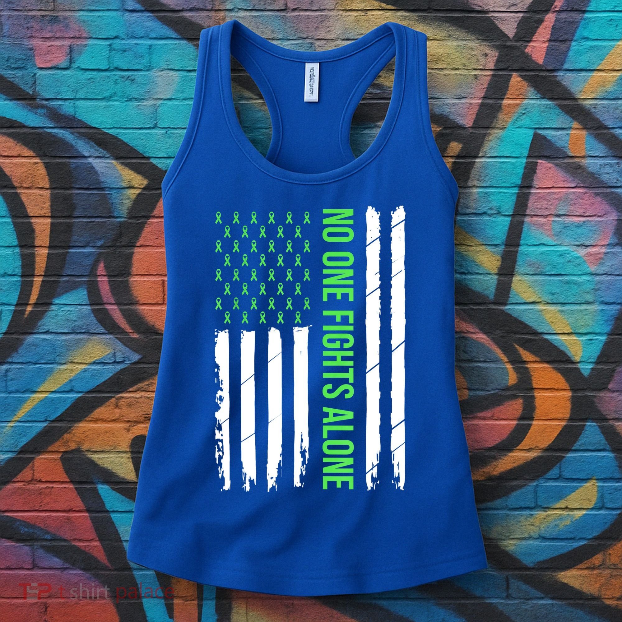 Mental Health Awareness Green Ribbon Women's Tank Top