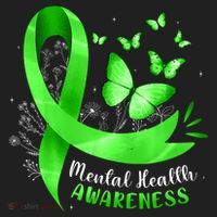 Mental Health Awareness Butterfly Green Ribbon  Women's Sweatshirt thumb 2