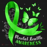 Mental Health Awareness Butterfly Green Ribbon  Women's Hoodie thumb 2