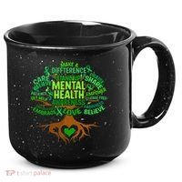 Mental Health Awareness Tree Drawing Word 15oz Campfire Ceramic Mug thumb 0