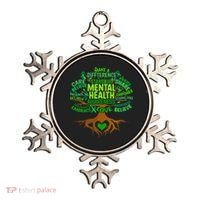 Mental Health Awareness Tree Drawing Word Ornament thumb 0