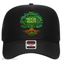 Mental Health Awareness Tree Drawing Word Hat thumb 0