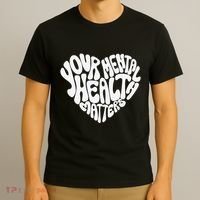 Mental Health Awareness Mindfulness Mental Wellness T-Shirt thumb 3