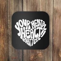 Mental Health Awareness Mindfulness Mental Wellness Coaster thumb 0