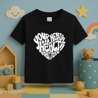 Mental Health Awareness Mindfulness Mental Wellness Toddler T-Shirt thumb 3