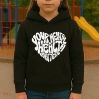 Mental Health Awareness Mindfulness Mental Wellness Kids Hoodie thumb 3