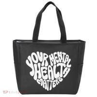 Mental Health Awareness Mindfulness Mental Wellness Tote Bag thumb 0