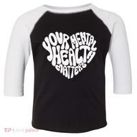 Mental Health Awareness Mindfulness Mental Wellness Toddler Fine Jersey T-Shirt thumb 0