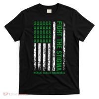 Mental Health Awareness Shirt Fight The Stigma Mental Health T-Shirt thumb 0