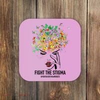 Mental Health Awareness Month Fight The Stigma Positive Gift Coaster thumb 0