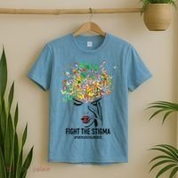 Mental Health Awareness Month Fight The Stigma Positive Gift T-Shirt thumb 2
