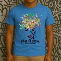 Mental Health Awareness Month Fight The Stigma Positive Gift T-Shirt thumb 3
