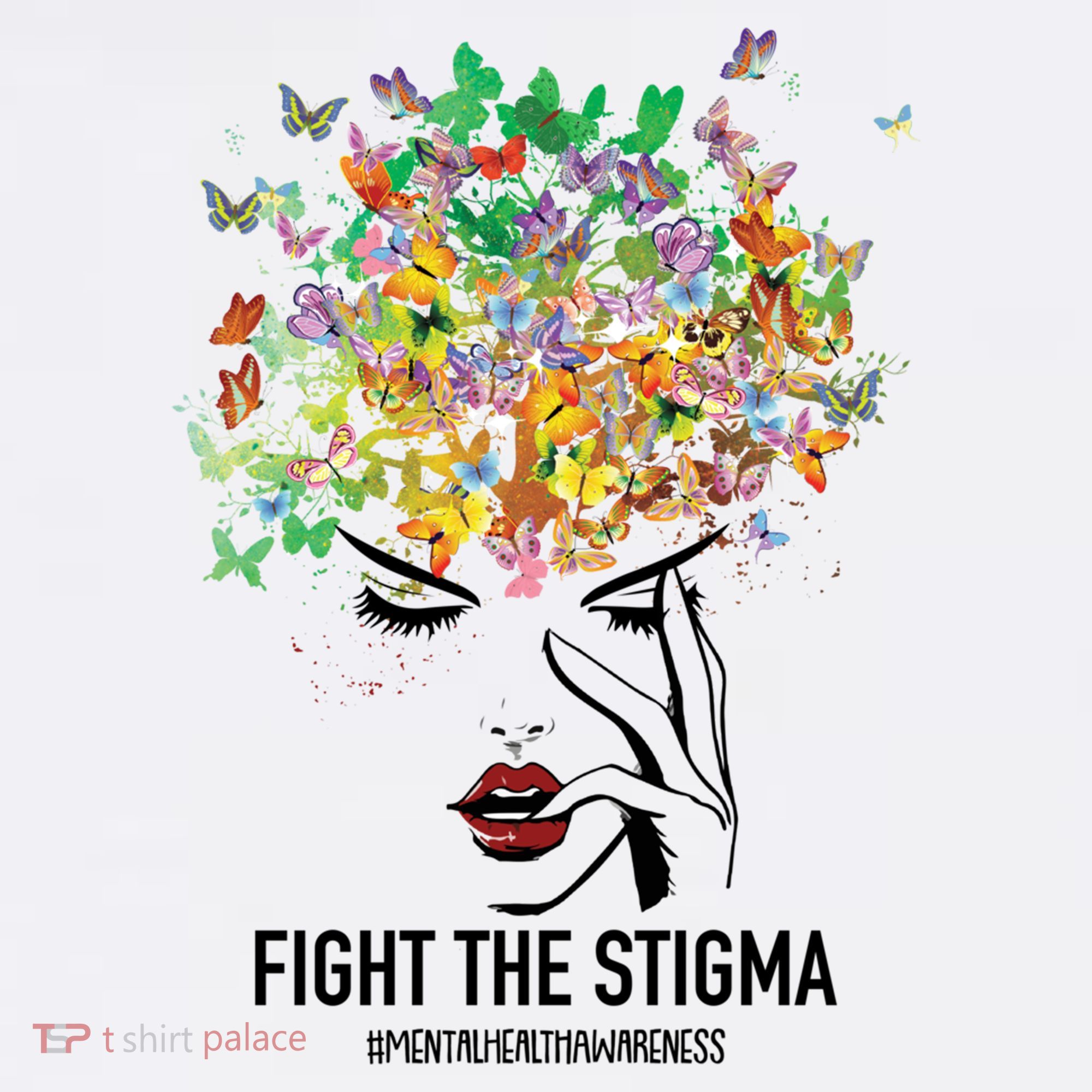 Mental Health Awareness Month Fight The Stigma Positive Gift Apron