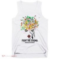 Mental Health Awareness Month Fight The Stigma Positive Gift Tank Top thumb 0