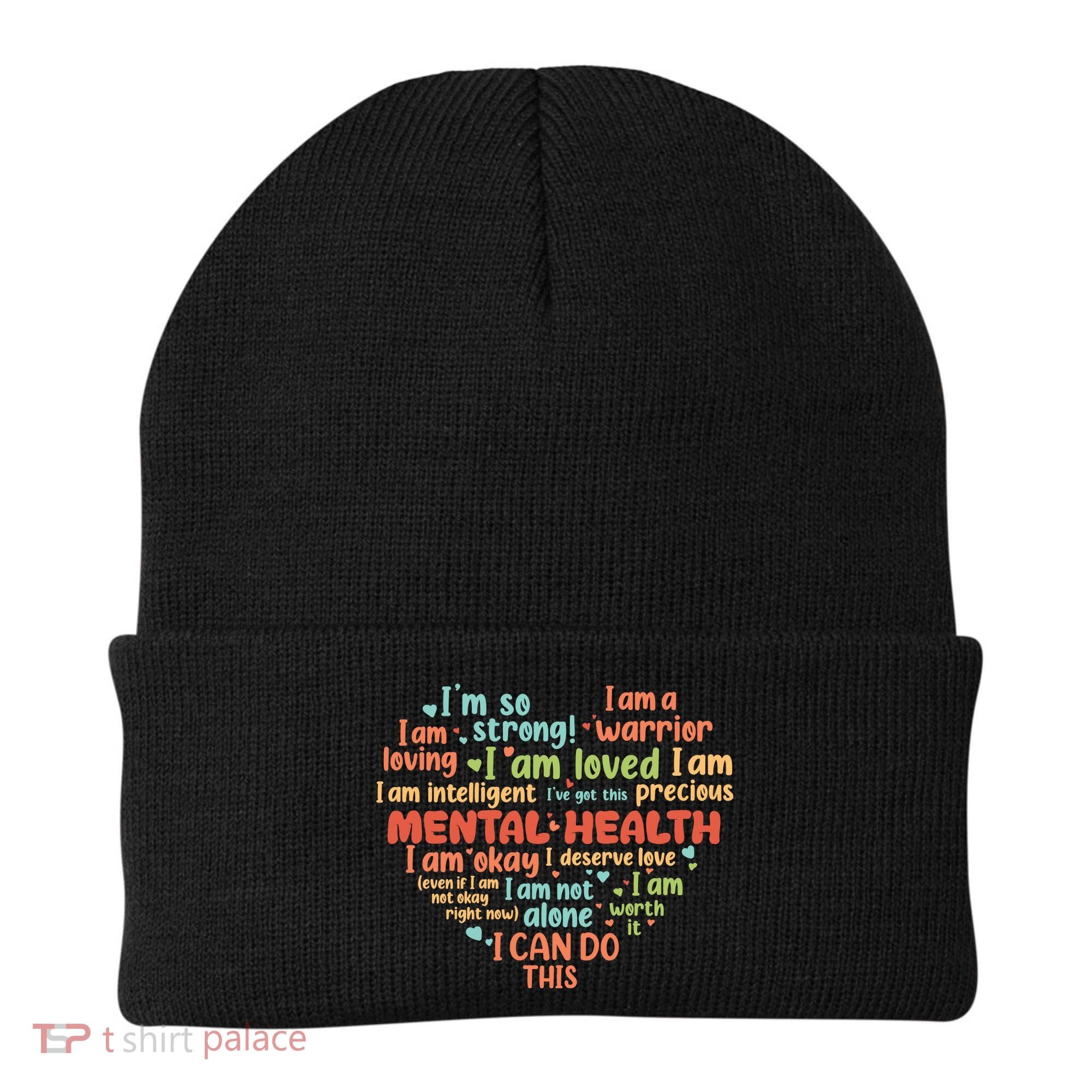 Mental Health Awareness Depression Beanie