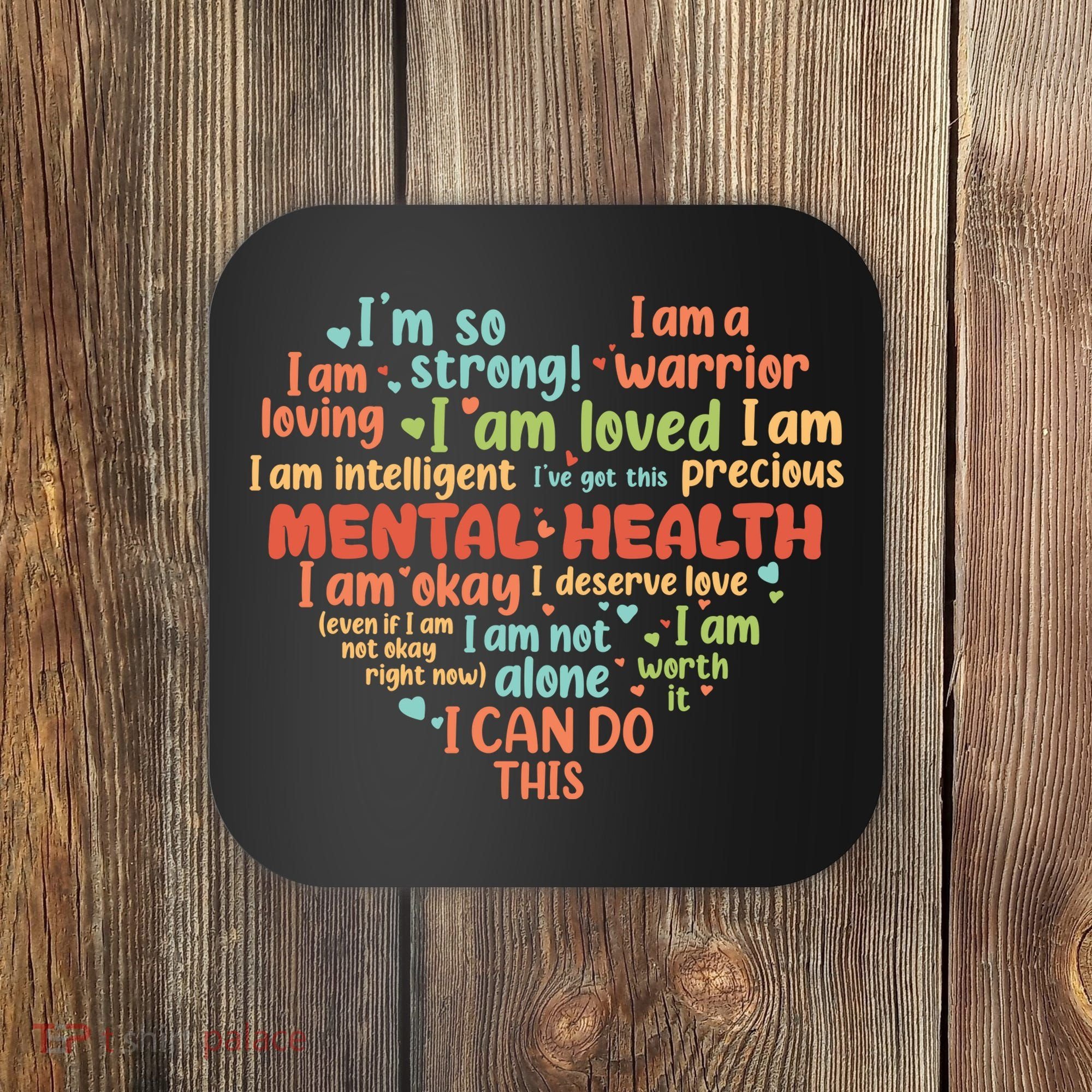 Mental Health Awareness Depression Coaster