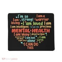 Mental Health Awareness Depression Mousepad thumb 0