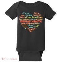 Mental Health Awareness Depression Baby Bodysuit thumb 0