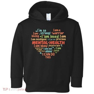 Mental Health Awareness Depression Toddler Hoodie