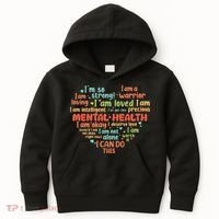 Mental Health Awareness Depression Kids Hoodie thumb 0