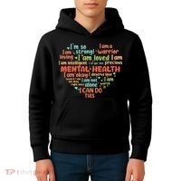 Mental Health Awareness Depression Kids Hoodie thumb 4