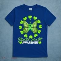Mental Health Awareness Month Heart Love Butterfly Gift T-Shirt thumb 5