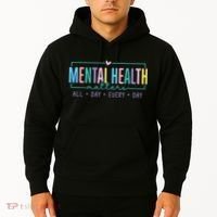 Mental Health Awareness Mindfulness Mental Wellness Hoodie thumb 2